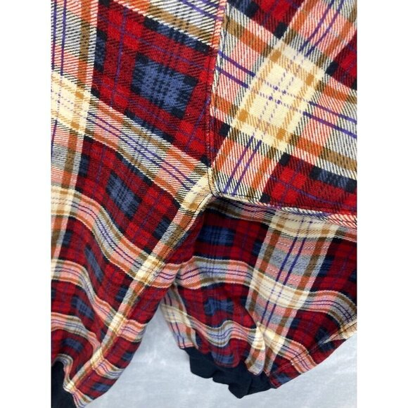 Vintage 90's American Outpost Grandpa Sweatshirt Mens Large L Boxy Tartan Plaid - Picture 9 of 14